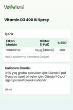 Vitamin D3 400 I.U Sprey
