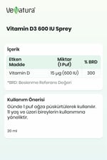 Vitamin D3 600 I.U Sprey
