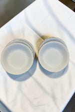 Porland Porselen Altın Yaldız Çukur Yemek Tabağı 17 cm 6 Adet