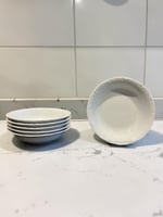 Porland Porselen Beyaz Anadolu 17 cm Çukur Yemek Tabağı 6 Adet