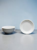 Porland Porselen Beyaz Anadolu 20 cm Çukur Yemek Tabağı 6 Adet