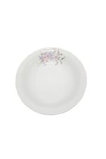 Porselen Melodi Çukur Tabak Çiçek Desenli Küçük Boy Çerezlik 14cm 6lı