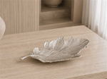 2Lİ DÖKÜM YAPRAK TABAK SILVER 5X48X24