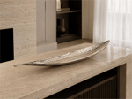 ÇİZGİLİ YAPRAK KAYIK SILVER 7X60X10