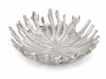 ÇOK KOLLU DÖKÜM DEKORATİF KASE SILVER 10X31X31
