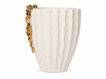 GOLDEN FLAWS VAZO BÜYÜK BOY KREM GOLD 31X13X34 CM