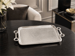 KEY SILVER DEKORATİF TEPSİ