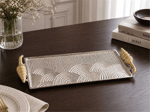 SERRA GOLD DEKORATİF TEPSİ BÜYÜK BOY 50x20x6