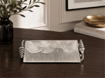 SERRA SILVER DEKORATİF TEPSİ KÜÇÜK BOY 42x18x6