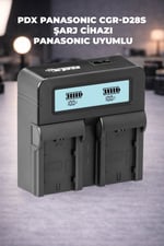 Cgr-D28S Panasonic Uyumlu İkili Şarj Aleti