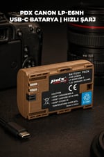 Lp-E6Nh Usbc Canon Uyumlu Batarya