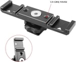 PDX İkili Aksesuar Aparatı HB-104 | Cold Shoe | Mikrofon Işık