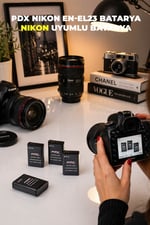 PDX Nikon EN-EL23 Batarya | Nikon Uyumlu Batarya
