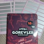 Ateşli Görevler Kazı Kazan Çift Oyunu – 48 Farklı Görevli Lüks Fantazi Kart Seti