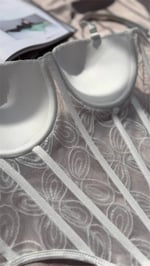 Pul Nakışlı Dantelli Balenli Korse Bustiyer - Kırmızı