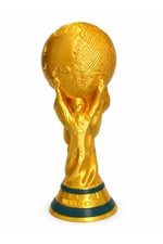 25 cm Dünya Kupası Kupa Biblosu | 3D Baskı FIFA World Cup Dekoratif Kupa | Futbol Taraftar Hediyelik