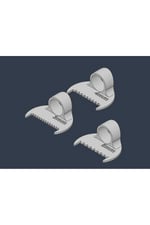 3'lü Dikiş Aralığı Belirleme Aparatı Seti - 3mm 4mm 5mm Eşit Dikiş Kılavuzu Pratik Dikiş Yardımcısı