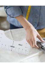 4 Adet T shirt Hizalama Merkezleme Kılavuz Cetveli Plastik
