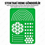 Bullet Journal Geometrik Desen Şablonu