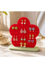 Çiçek Küpe Peg Board Aksesuarı