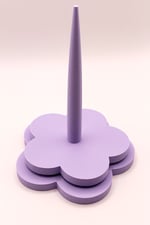Çiçekli İp Tutucu , 17 cm Yün Tutucu