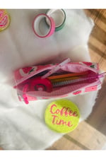 Çilek Desen Pinterest Kalem Kutusu