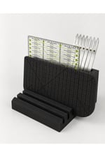 Çok Bölmeli Cetvel Düzenleyici | Masaüstü Organizer | 13×14 cm STOKTAKİ RENK GÖNDERİLİR