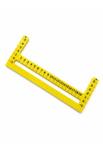 Dikiş Cetveli 20 cm | Paralel Çizim ve Fermuar Hizalama Aparatı | Dikiş Yardımcısı