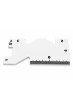Dikiş Cetveli Ölçü Aparatı | Sewing Ruler Metric | Çok Amaçlı Dikiş Ölçüm Şablonu