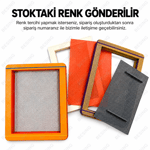 El Yapımı Kâğıt Yapım Çerçevesi ve Elek Seti