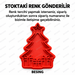 Hediyeli Yılbaşı Ağacı Çok Amaçlı Kalıp – Kil ve Hamur Şekillendirme