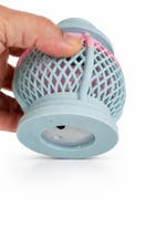 Mat Mavi Dekoratif Mini Fener – LED Mum Uyumlu