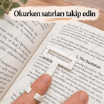 Parmak Takmalı Okuma Rehberi | Satır Takip Aparatı Kitap Okuma Yardımcısı