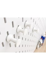 Pegboard Uyumlu Kanca 3’lü Set | 10 mm + 15 mm + 20 mm | Duvar Askı Aparatı | 3D Baskı