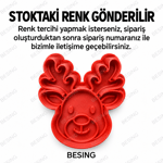 Ren Geyiği Çok Amaçlı Kalıp – Kil ve Hamur Şekillendirme