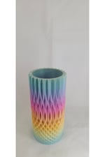 Renk Geçişli Dekoratif Vazo – 16 cm