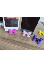 Renkli Fiyonk Fotoğraf Tutucu Stand - Kişiye Özel Masa Dekoru 1 Adet