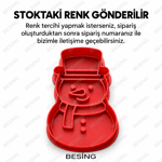 Şapkalı Kardan Adam Çok Amaçlı Kalıp – Kil ve Hamur Şekillendirme