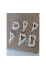 Seramik Kupa Sapı Kalıbı 6’lı Set 3D Baskı
