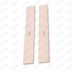 Seramik ve Kil Kalınlık Kılavuz Cetveli 20 cm – 1 mm, 2 Parça