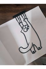 Sevimli Kedi Kitap Ayracı – Dekoratif Kitap Tutucu