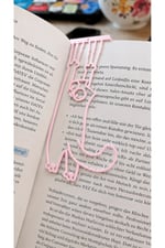 Sevimli Kedi Kitap Ayracı – Dekoratif Kitap Tutucu