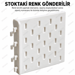 Skadis Uyumlu 90° Köşe Paneli – 16 × 16 cm