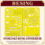 Spring Time Journaling & Planning Stencil Set – Bahar Temalı Ajanda ve Planlayıcı Şablon Seti