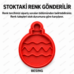 Zikzaklı Yılbaşı Süs Topu Çok Amaçlı Kalıp – Kil ve Hamur Şekillendirme