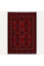 Bordo Otantik Desenli Yıkanabilir Kaymaz Tabanlı Salon Koridor Ve Mutfak Halısı Marss 2168