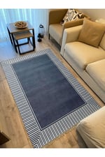 Cotton Kilim 11 Laciver Tonunda Geometrik Desenli Dekoratif Yıkanabilen Dokuma Taban Kilim