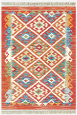 Cotton Kilim 39 Modern Ve Otantik Karışımı Desenli Dekoratif Yıkanabilen Dokuma Kilim