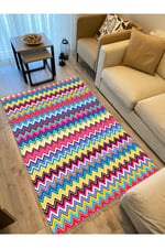 Cotton Kilim 76 Cok renkli Etnik Bohem Stil Pamuk Taban