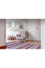 Cotton Serisi Hardal Tonlarında Geometrik Eskitme Desen Dekoratif Dokuma Taban Kilim